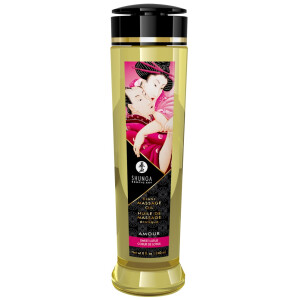 Shunga Amour Erotic Massageöl mit Lotusduft
