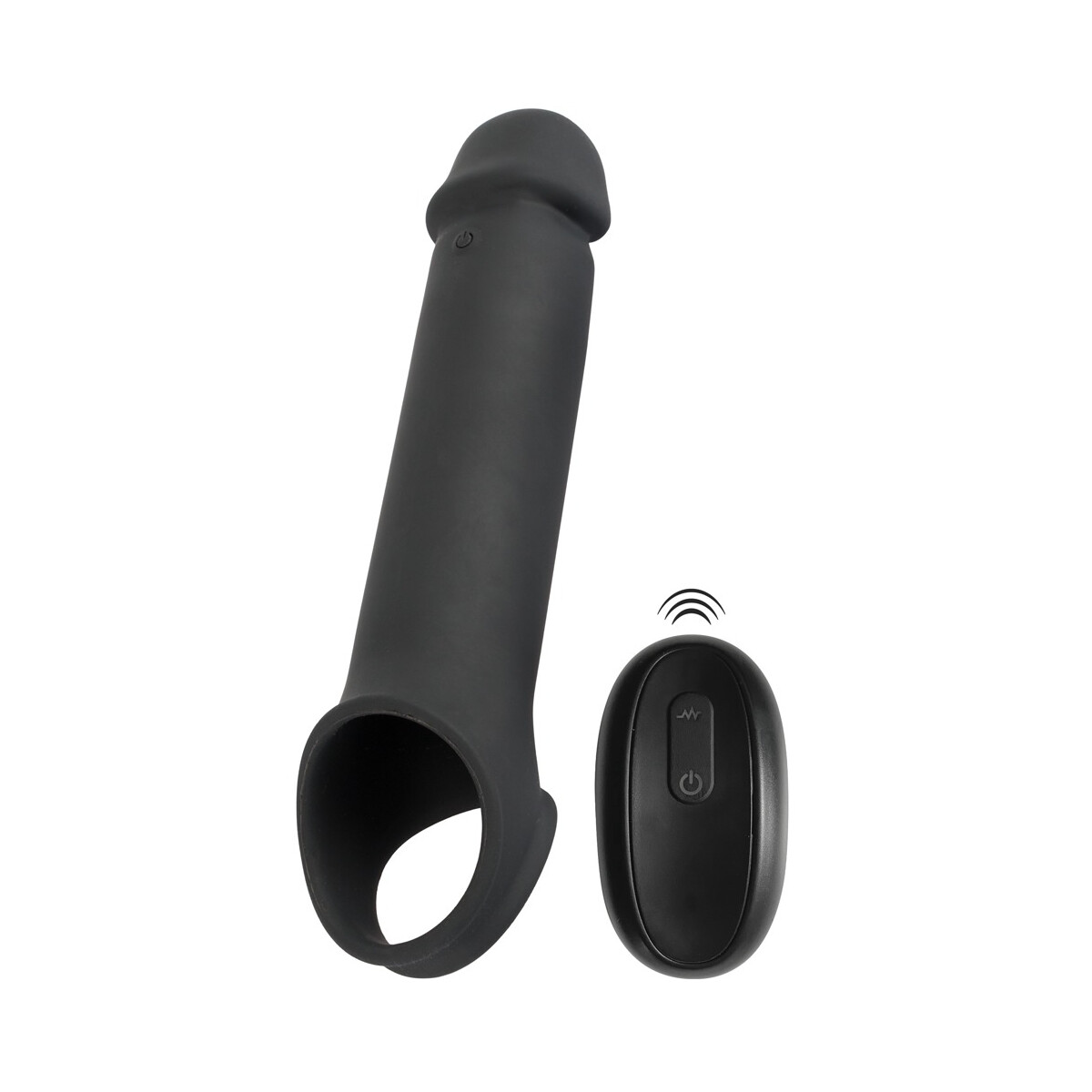 Penishülle mit Hodenring & Vibr box
