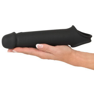 Penishülle mit Hodenring & Vibration + Fernbedienung