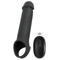 Penishülle mit Hodenring & Vibration + Fernbedienung