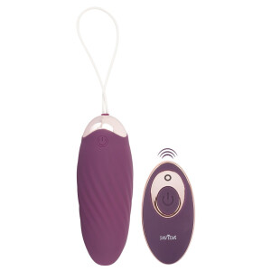 Vibro-Ei mit Fernbedienung - Schüttelt & Pulsiert - Lila