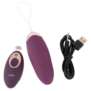 Vibro-Ei mit Fernbedienung - Schüttelt & Pulsiert - Lila