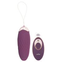 Vibro-Ei mit Fernbedienung - Schüttelt & Pulsiert - Lila