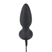 Analplug mit 7 Rotationsmodi & Fernbedienung - Schwarz