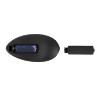 Analplug mit 7 Rotationsmodi & Fernbedienung - Schwarz