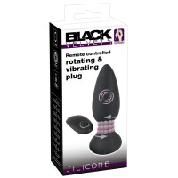 Analplug mit 7 Rotationsmodi & Fernbedienung - Schwarz