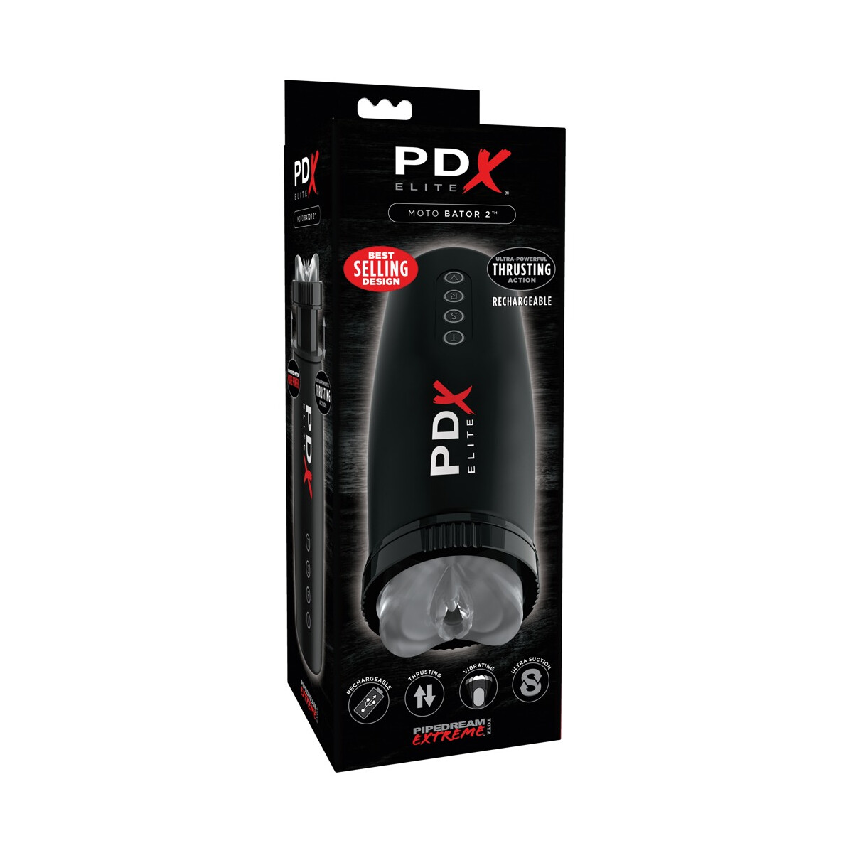 Vibro-Masturbator »PDX Moto Bator 2« - Saugt &am