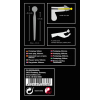 Dilator Harnröhren-Dehner »Sperm Stopper« - Mit Kugel-Spitze - Blau