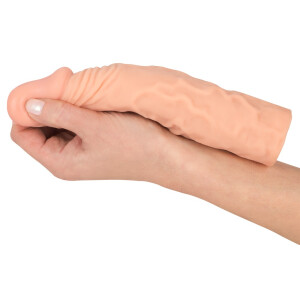 Penis-Manschette - Verlängert Penis um 3 cm -  Hautfarben
