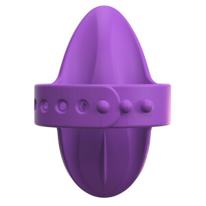 Fingervibrator mit verstellbarer Schlaufe - Wasserfest - Lila