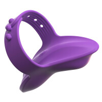 Fingervibrator mit verstellbarer Schlaufe - Wasserfest - Lila