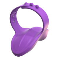 Fingervibrator mit verstellbarer Schlaufe - Wasserfest - Lila
