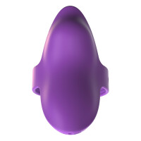 Fingervibrator mit verstellbarer Schlaufe - Wasserfest - Lila