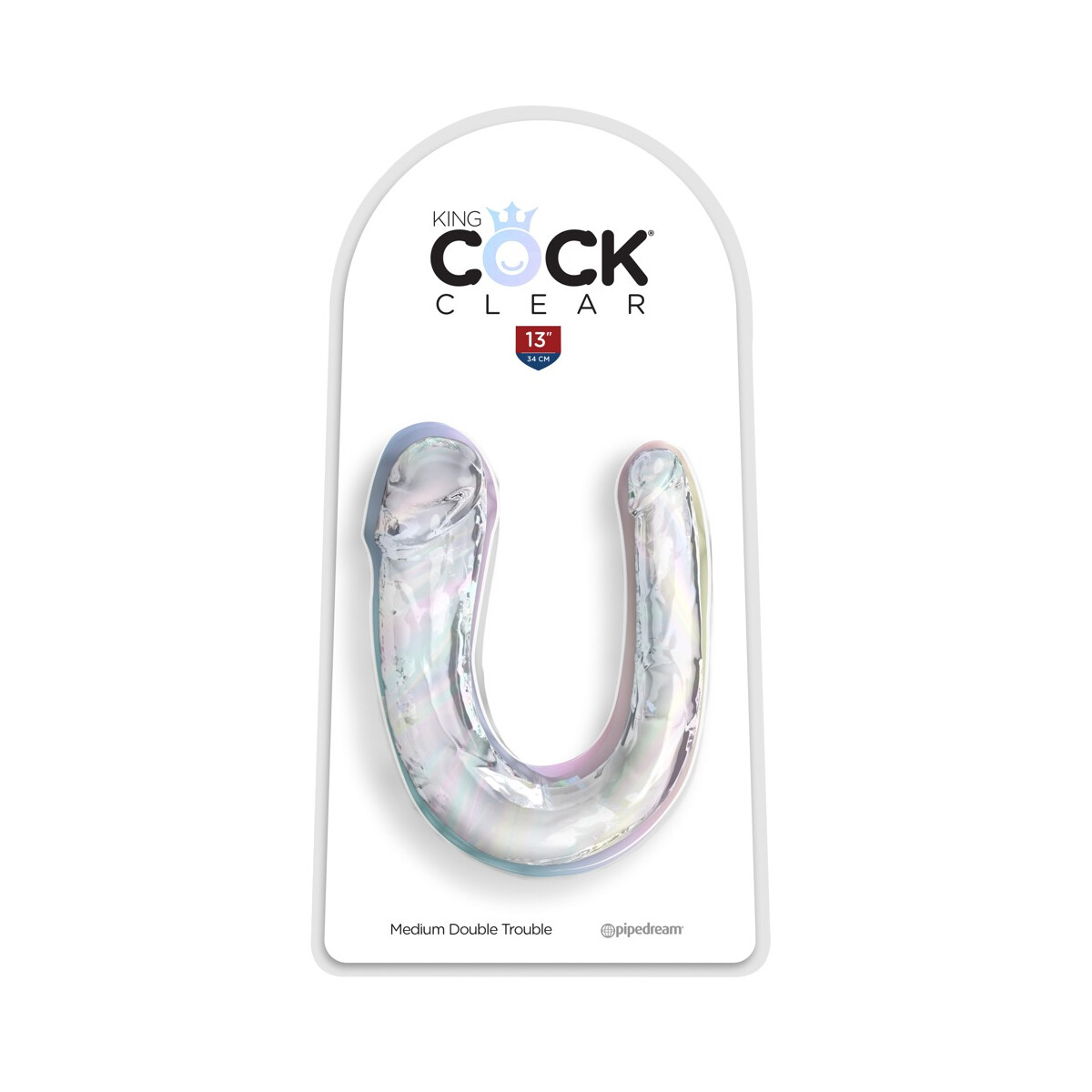 Double Trouble - Transparenter Doppeldildo