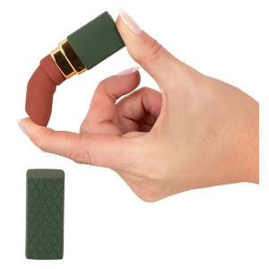 Mini-Vibrator »Emerald Love« in Lippenstift-Optik - Grün