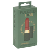 Mini-Vibrator »Emerald Love« in Lippenstift-Optik - Grün