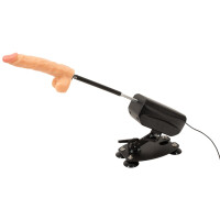 Strombetriebene Sex-Maschine>>Klein, kompakt, handlich>> Inkl. 2 Dildos