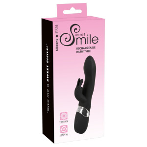 Smile Vibrator »Blacky« mit Klitoris-Reizarm und 7 Vibrationsmodi - Schwarz