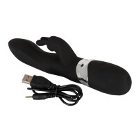 Smile Vibrator »Blacky« mit Klitoris-Reizarm und 7 Vibrationsmodi - Schwarz