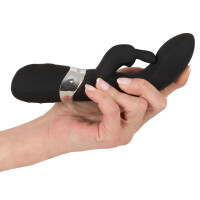 Smile Vibrator »Blacky« mit Klitoris-Reizarm und 7 Vibrationsmodi - Schwarz