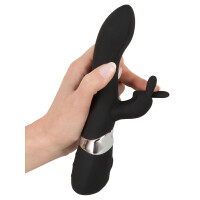 Smile Vibrator »Blacky« mit Klitoris-Reizarm und 7 Vibrationsmodi - Schwarz