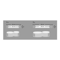 Bad Kitty Fessel-Set aus Gurtmaterial - 4-teilig - Schwarz