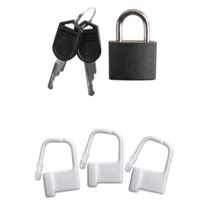 Peniskäfig mit Analplug & Urinloch - Schwarz