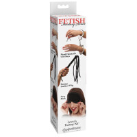 Fetisch-Set - Handschellen + Augenbinde + Flogger