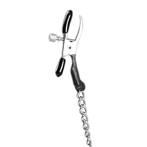Nippelklammern mit Metallkette - 43 cm lang