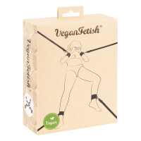 Bettfessel-Set in Leder-Optik - Vegan - Schwarz