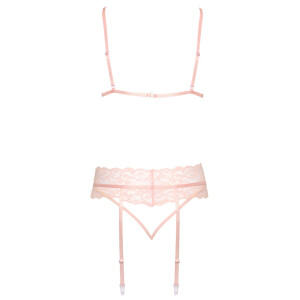 Soft-BH, Strapsgurt & String im Set von kissable - Rosa