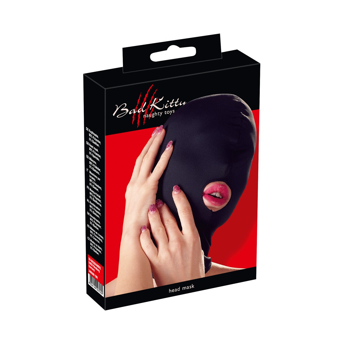 Kopfmaske schwarz box