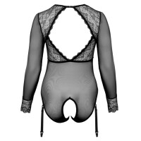 Cottelli CURVES Spitzen- und Powernet-Bodysuit