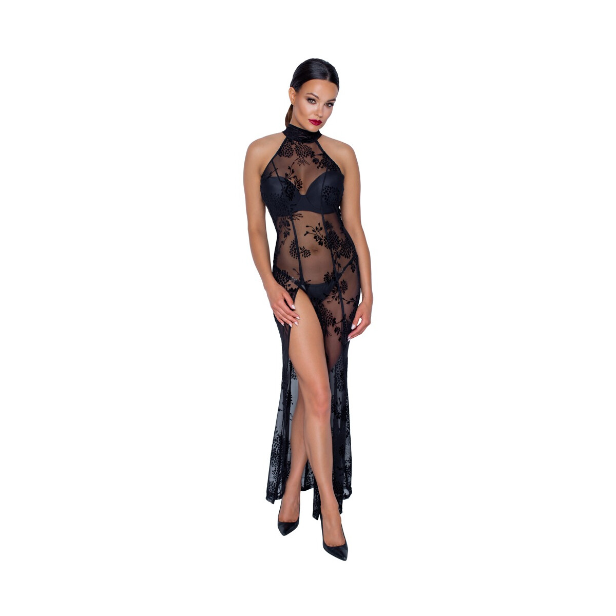 Noir Kleid Fucking Fabulous | Langes Pow box