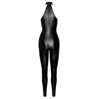 Noir Powerwetlook Strass Overall