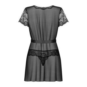 Obsessive Alluria Kimono-Set aus Spitze und Tüll