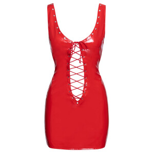 Lack Kleid rot S