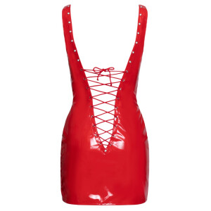 Lack Kleid rot S