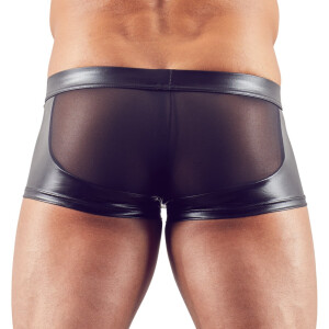 Herren Pants aus Wetlook und Powernet - Mit Reißverschluss - Schwarz