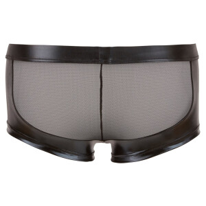 Herren Pants aus Wetlook und Powernet - Mit Reißverschluss - Schwarz