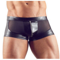 Herren Pants aus Wetlook und Powernet - Mit Reißverschluss - Schwarz