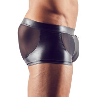 Herren Pants aus Wetlook und Powernet - Mit Reißverschluss - Schwarz