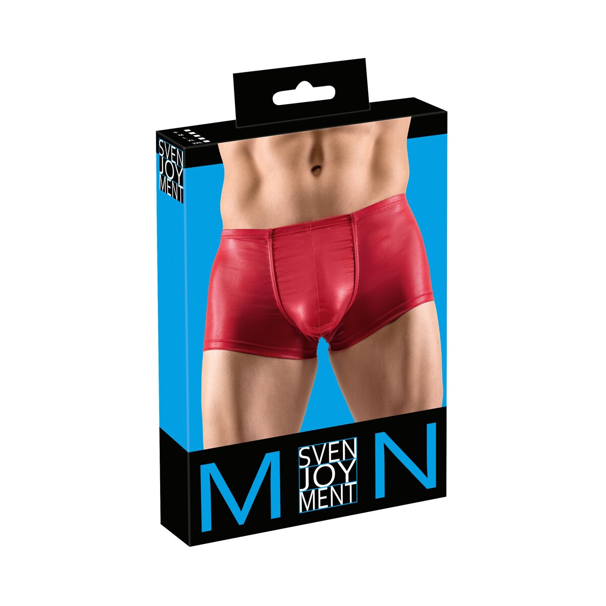 Pants im knallroten Glanzlook box