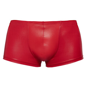 Pants im knallroten Glanzlook