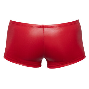 Pants im knallroten Glanzlook