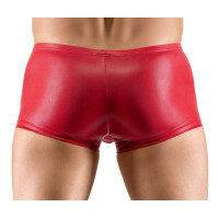 Pants im knallroten Glanzlook