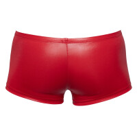 Pants im knallroten Glanzlook