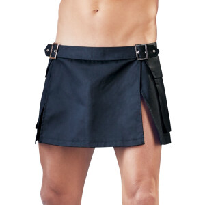 Herren Rock im Gladiator-Style mit Tasche - Schwarz
