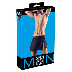 Herren Rock im Gladiator-Style mit Tasche - Schwarz