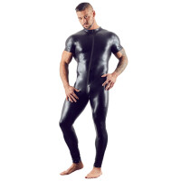 Herren Overall aus Wetlook - Kurzarm - Schwarz - Bis Größe 3XL